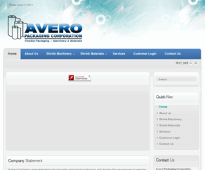 averopackaging.com: Avero Packaging
Avero Packaging Corporation