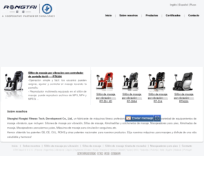 massagechairtrade.es: Sillón de masaje,Almohadillas y colchonetas de masaje,Máquinas de masaje,Hompage
Shanghai Rongtai, un fabricante de máquinas fitness profesional, puede ofrecerle una diversa variedad de equipamientos de masaje vibratorio, que incluyen: Sillones de masaje por vibración, Sillas de masaje, Almohadillas y colchonetas de masaje, Masajeadores para piernas y pies, Máquinas de masaje para circulación sanguínea, etc.