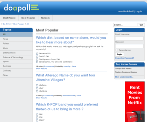 doaple.com: Do-A-Poll - Most Popular - All
