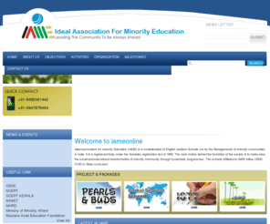 iameonline.com:  Ideal Association for Minority Education
 Ideal Association for Minority Education