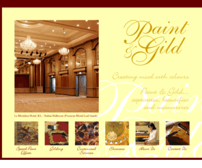 paint-gild.com: Welcome to Paint & Gild
Paint & Gild. Creating mood with colors. Captivates, beautifies & mesmerizes