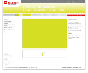 telecom.li: TELECOM Liechtenstein - Produkte für den Privatkunden  
Die telecom Liechtenstein bietet modernste Kommunikation für Geschäfts- und Privatkunden.
