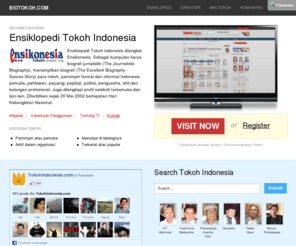 biotokoh.com: BioTokoh.com - Biografi Profil Berita Tokoh Indonesia
Biografi Profil Berita Tokoh Indonesia