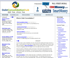 debtconsolidationhub.org: Debt Consolidation Hub - Loans, Programs, Services, & Credit Advice
Debt Consolidation - Debt Free, Stress Free!