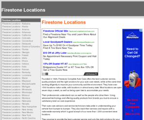 firestonelocations.com: Firestone Complete Auto Care Locations
Find a Firestone Complete Auto Care location near you.  Search for Firestone locations by state.