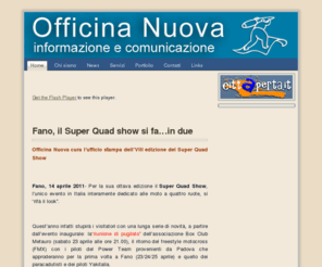 officinanuova.it: Officina Nuova
La cooperativa Officina Nuova nasce nel settembre del 1997, su iniziativa di un gruppo di giornalisti professionisti e pubblicisti.