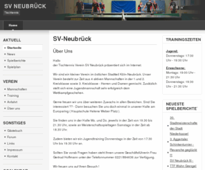 sv-neubrueck.com: SV-Neubrück
Homepage des Tischtennisvereins SV Neubrück Köln
