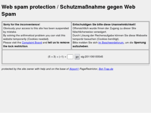 utzone.de: Page Restrictor Ping
