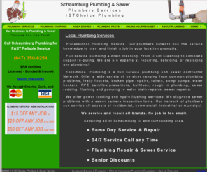 1stchoice-plumbers.com: 1STChoice Plumbers Network
Schaumburg Plumbers - Plumbing Service in Schaumburg and surrounding Communities.