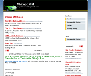 chicagogm.com: Chicago GM|GM Chicago
Chicago GM cars and Chicago GM dealers