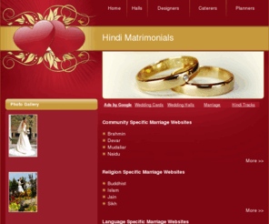 hindimatrimonials.com: . . : : HINDI MATRIMONIALS : : . .
Matrimonials - Matrimonial - Matrimony. leading matrimony site for Indian matrimonial Profiles.