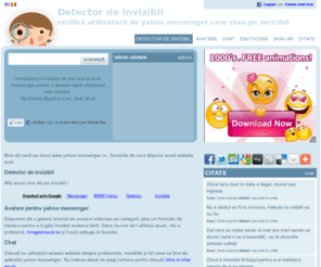 invisible-detector.net: Invisible Detector, status detector, yahoo scanner
Yahoo! Messenger Invisible Detector - Detect invisible users from Yahoo! Messenger