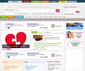 mundomulher.com.br: Mundo Mulher - O portal da mulher moderna
O Mundo da Mulher agora na internet, veja sobre todos os assuntos: Culinária, acesso mais de 1000 receitas, crie seu livro de receitas; Noivas: Saiba tudo sobre casamento, cerimônia, o que fazer; Sexualidade: Confira matérias e artigos feitos por especialistas