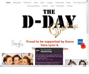 ddaydarlings.com: The D Day Darlings
The Delightful D Day Darlings sing The Songs That Won The War