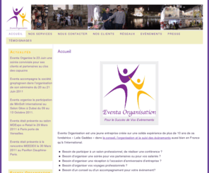 eventa-organisation.com: Eventa Organisation- Experte en Evènementiel Professionnels
Conseil, accompagnement et organisation des projets professionnels des entreprises françaises en France et à l’international.