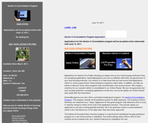 section8programs.com: Section 8 Application - Apply Section 8 Housing - Section 8 Consolidation Program Application
Section 8 housing. Low income housing.  Section 8 housing application. Become a Section 8 landlord.