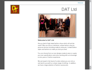 duncanthuy.com: DAT LTD London
DAT Ltd Dressmakers and Designers, London, Charing Cross