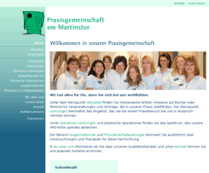 Praxisgemeinschaftmartinstor.de Praxisgemeinschaft am Martinstor