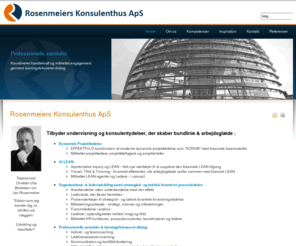 rosenmeiers.com: Rosenmeiers Konsulenthus ApS
Rosenmeiers Konsulenthus ApS - Tilbyder undervisning og konsulentbistand, der kan ses på bundlinien