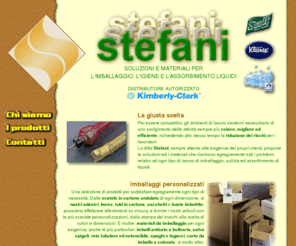 stefanostefani.com: Stefano Stefani - Distributore autorizzato Kimberly-Clark. Materiali per imballaggio e pulizia
Produzione di imballaggi personalizzati e forniture di materiali per imballaggio, assorbimento liquidi e smaltimento rifiuti. Distributore autorizzato prodotti Kimberly-Clark e pulitori Wypall.