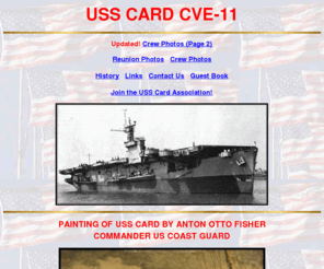 usscard.org: USS CARD CVE-11
USS CARD CVE-11