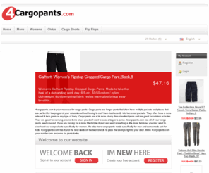 4cargopants.com: Cargopants
Cargopants: Cargo Pants at a great price