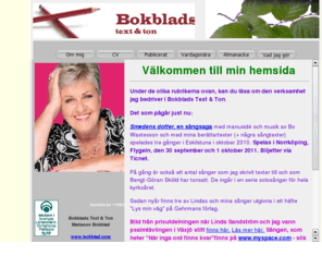 bokblad.com: Bokblads Text & Ton
