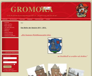 gromoka.de: Session 2010 / 2011
Große Monheimer Karnevalsgesellschaft 1902 e.V.
Karneval zwischen Köln und Düsseldorf
Die rheinische Karnevalshochburg