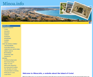 minoa.info: Everything about the island of Crete - Crete tourism guide  - Minoa.info
Minoa.info - The Biggest Crete Website in the World