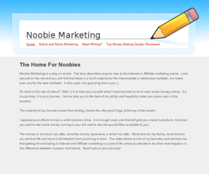 noobiemarketing.com: Noobie Marketing - Home
