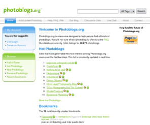 photoblogs.org: Photoblogs.org - The Photoblogging Resource
