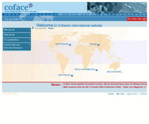 coface.com: Credit insurance, business information, commercial collections, receivables financing, factoring by Coface
Complete trade receivables management including, credit insurance, business information, factoring, and collections by Coface