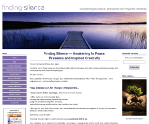 findingsilence.com: Finding Silence | Your Online Resource on Contemplative Spirituality
Finding silence will help you attain a state of peace and joy. Through contemplative spirituality, discover God inside you as your true identity.