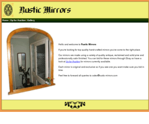 rustic-mirrors.com: Rustic Mirrors UK
Hand-crafted mirrors