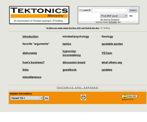 the-anointed-one.com: Tektonics Ministry

