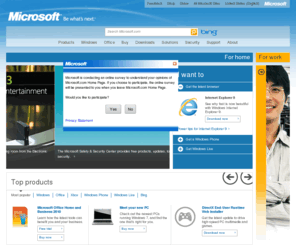 windowsvistaupdate.info: Microsoft.com Home Page
Get product information, support, and news from Microsoft.