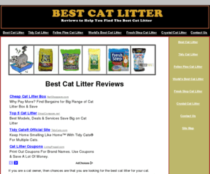 bestcatlitterreviews.com: Best Cat Litter - Best Cat Litter Reviews
Looking for the best cat litter for your cats? Then this honest reviews on different brands of cat litter will definitely help you in deciding on the best one.