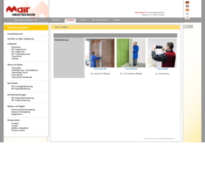 paredradiante.es: MAIR Heiztechnik: Fußbodenheizung, Wandheizung, Deckenkühlung: Home
Mair Heiztechnik Innovationen mit Service: Hersteller und Lieferant von Fußbodenheizungen, Wandheizungen, Deckenkühlungen, Partner für Heizunsbauer, Planungsbüros und Architekten
