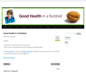 goodhealthinanutshell.com: Janice's Jottings
How to stay Healthy without spending a Fortune