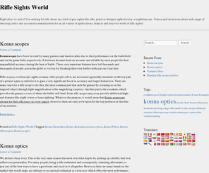 smartchoiceinfo.com: Rifle Sights World
Right place to start if You seeking for info about any kind of gun sights like rifle, pistol or shotgun sights for day or nighttime use. Videos and latest news about wide range of shooting optics and accessories manufacturers for an all variety of applications. Jump in and discover world of rifle sights!