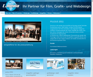 t-media.tv: home - tmedia - Ihr Medienpartner für Filmproduktion, Webdesign und Grafikdesign
Internetpräsenz der Medienproduktion tmedia in Geretsried. Anbieter von Imagefilmen, Webdesign und Grafikdesign.