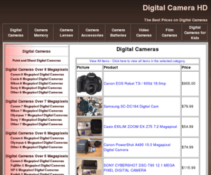 digitalhdcamera.com: Digital Cameras
Digital Cameras