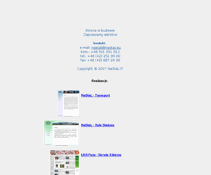nastal.eu: NaStaL-IT :: oprogramowanie dedykowane
NaStaL-IT :: oprogramowanie dedykowane, kompleksowa obsługa IT firm oraz klientów indywidualnych