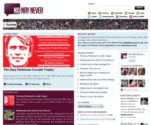 nonaynever.net: No Nay Never | News and views on Burnley FC
An independent Burnley Football Club blog. By fans for fans. Providing Clarets match coverage, news, views and features.