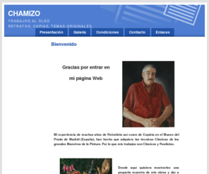 oleoschamizo.es: CHAMIZO: Bienvenido
Página personal del pintor Alberto Díaz Chamizo