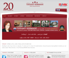 tiffanykermani.com: Tiffany Kermani
Tiffany Kermani, 20 Years of experience in Toronto Real Estate.