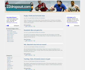 22dropout.com: 22dropout.com - Rugby Union Stuff
Comment, video, news and interviews from the world of rugby union