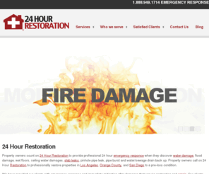 24hourrestorations.com: Orange County Water Damage Restoration | Fire and Smoke | Mold Damage | 24 Hour Restoration | 1-888-949-1714
Orange County Water Damage, Flood Damage, Fire Damage, and Mold Damage Emergency Response Contractor. 1-888-949-1714, 24 Hour Restoration ®,Water and Flood drying and repair experts. Serving clients in Orange County. Insurance restoration and repair