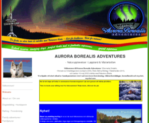 auroraborealis.nu: Hundspann i Svenska Lappland  Dogsledding in Swedish Lapland.
Dogsledding in Sweden, Hundspann i Lappland. Auroa Borealis Adventures