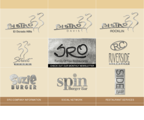 bistro33.com: SRO Inc.  |  Family of Fine Restaurants
